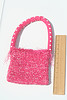bright pink purse